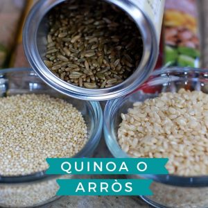 La gran pregunta… què és millor, consumir arròs blanc o quinoa?